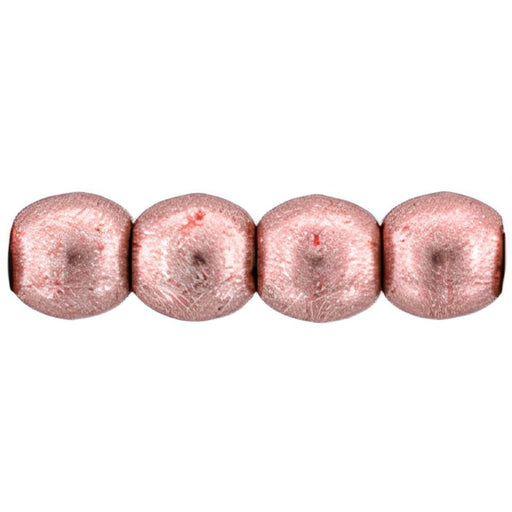 Czech Round Beads 3mm ColorTrends: Saturated Metallic Blooming Dahlia
