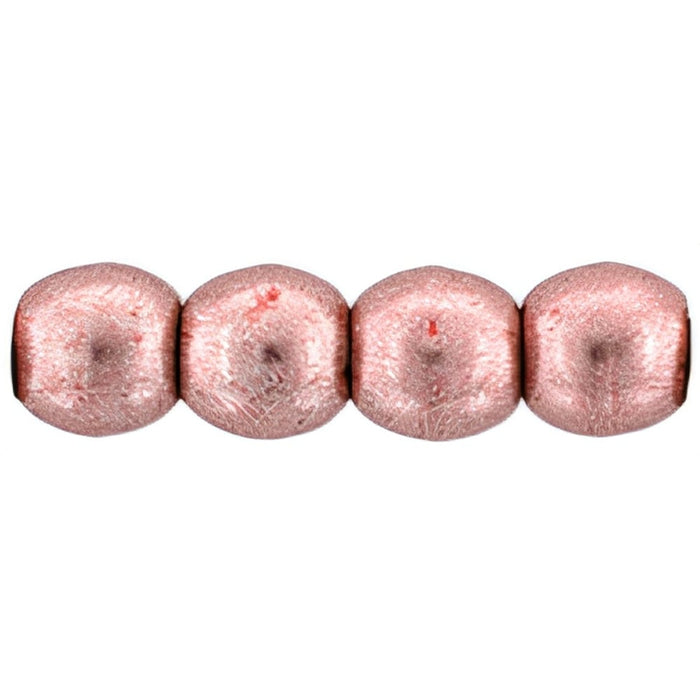 Czech Round Beads 3mm ColorTrends: Saturated Metallic Blooming Dahlia