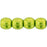 Czech Round Beads 3mm ColorTrends: Saturated Metallic Lime Punch