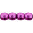 Czech Round Beads 3mm ColorTrends: Saturated Metallic Spring Crocus