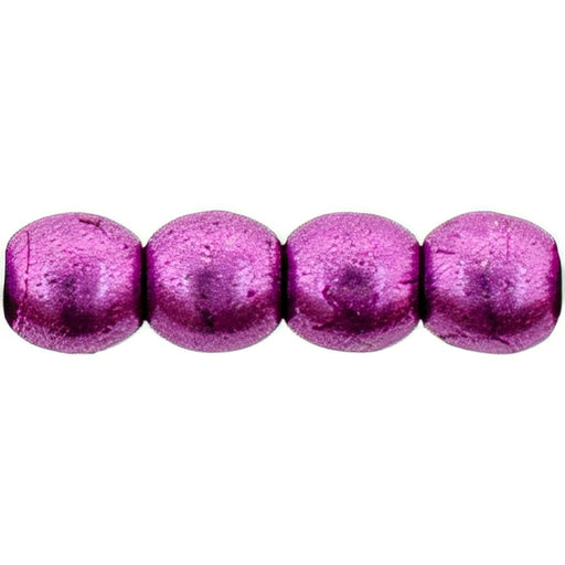 Czech Round Beads 3mm ColorTrends: Saturated Metallic Spring Crocus