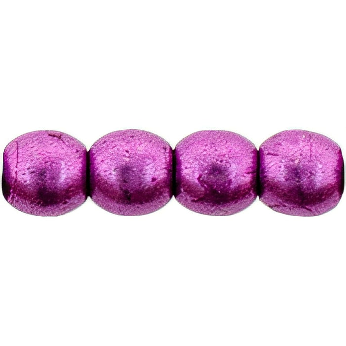 Czech Round Beads 3mm ColorTrends: Saturated Metallic Spring Crocus