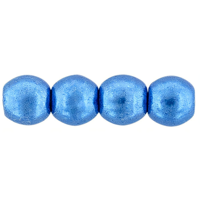 Czech Round Beads 3mm ColorTrends: Saturated Metallic Nebulas Blue