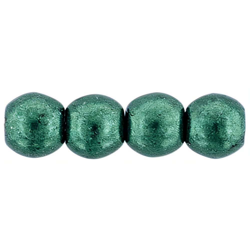 Czech Round Beads 3mm ColorTrends: Saturated Metallic Martini Olive