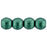 Czech Round Beads 3mm ColorTrends: Saturated Metallic Martini Olive