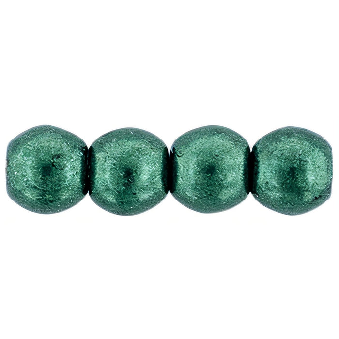 Czech Round Beads 3mm ColorTrends: Saturated Metallic Martini Olive
