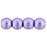 Czech Round Beads 3mm ColorTrends: Saturated Metallic Crocus Petal