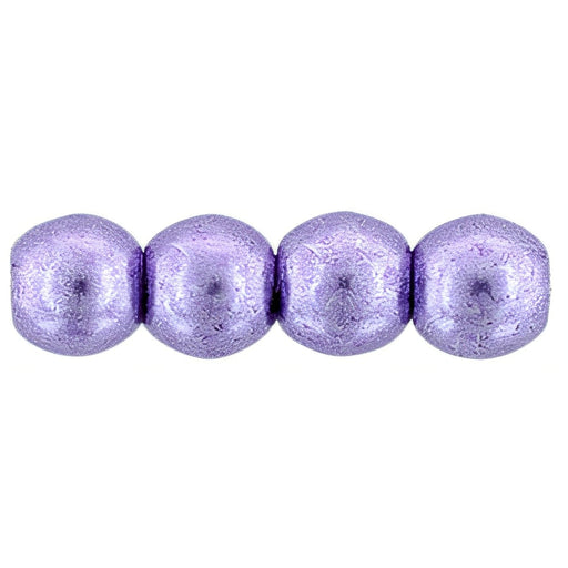 Czech Round Beads 3mm ColorTrends: Saturated Metallic Crocus Petal