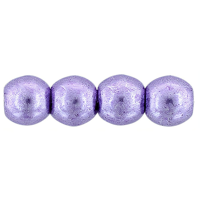 Czech Round Beads 3mm ColorTrends: Saturated Metallic Crocus Petal
