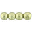 Czech Round Beads 3mm ColorTrends: Saturated Metallic Limelight