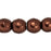 Czech Round Beads 3mm ColorTrends: Saturated Metallic Chicory Coffee
