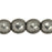 Czech Round Beads 3mm ColorTrends: Saturated Metallic Frost Gray