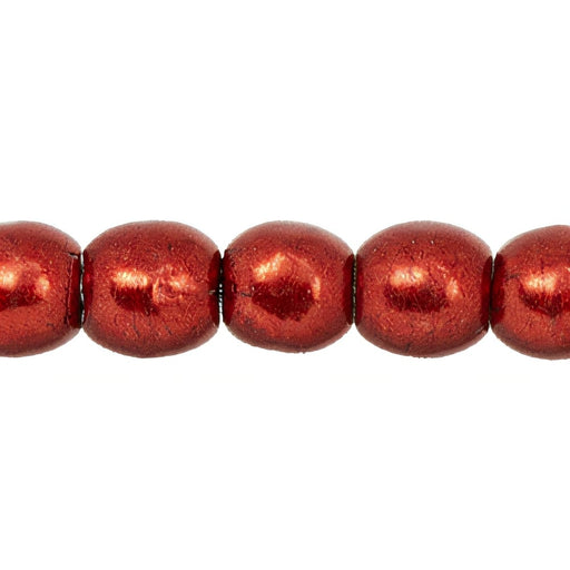 Czech Round Beads 3mm ColorTrends: Saturated Metallic Merlot