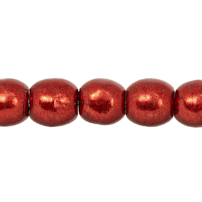Czech Round Beads 3mm ColorTrends: Saturated Metallic Merlot