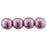 Czech Round Beads 3mm ColorTrends: Sueded Gold Orchid