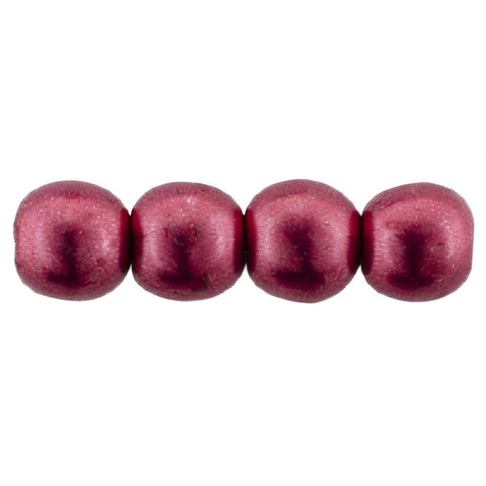 Czech Round Beads 3mm ColorTrends: Sueded Gold Lily Pad