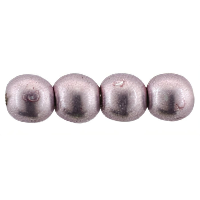 Czech Round Beads 3mm ColorTrends: Sueded Gold Blackened Pearl