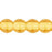 Czech Round Beads 3mm Dk Topaz