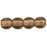 Czech Round Beads 3mm Smoky Topaz