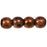 Czech Round Beads 3mm Luster - Transparent Gold/Smokey Topaz