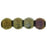 Czech Round Beads 3mm Iris - Brown