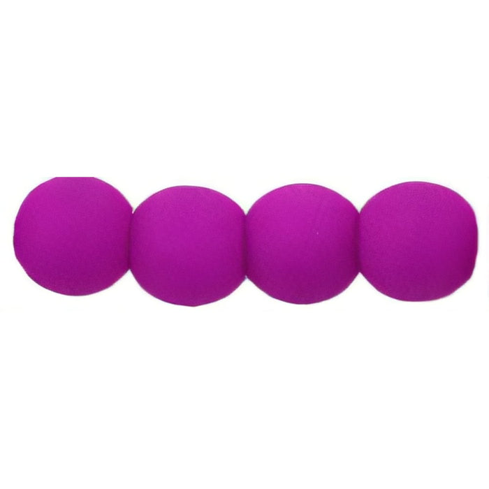 Czech Round Beads 3mm Neon Purple