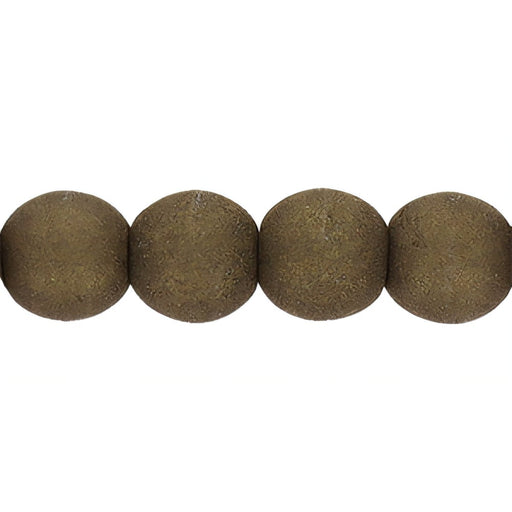 Czech Round Beads 3mm Mossy Bark (100pcs)