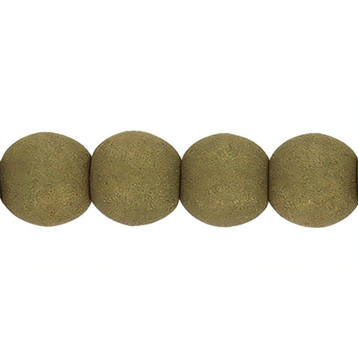 Czech Round Beads 3mm Dark Sage (100pcs)