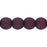 Czech Round Beads 3mm Deep Plum (100pcs)