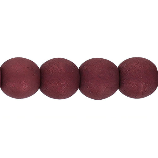 Czech Round Beads 3mm Crushed Berry (100pcs)