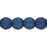 Czech Round Beads 3mm Cobalt Glaze (100pcs)