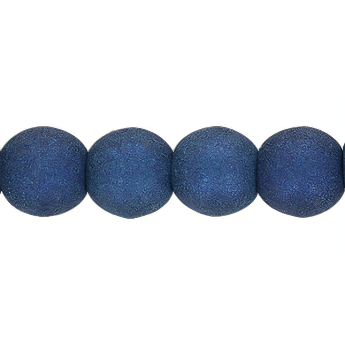Czech Round Beads 3mm Cobalt Glaze (100pcs)