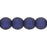 Czech Round Beads 3mm Moonlight Blue (100pcs)