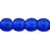 Czech Round Beads 3mm Cobalt