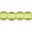 Czech Round Beads 3mm Olivine