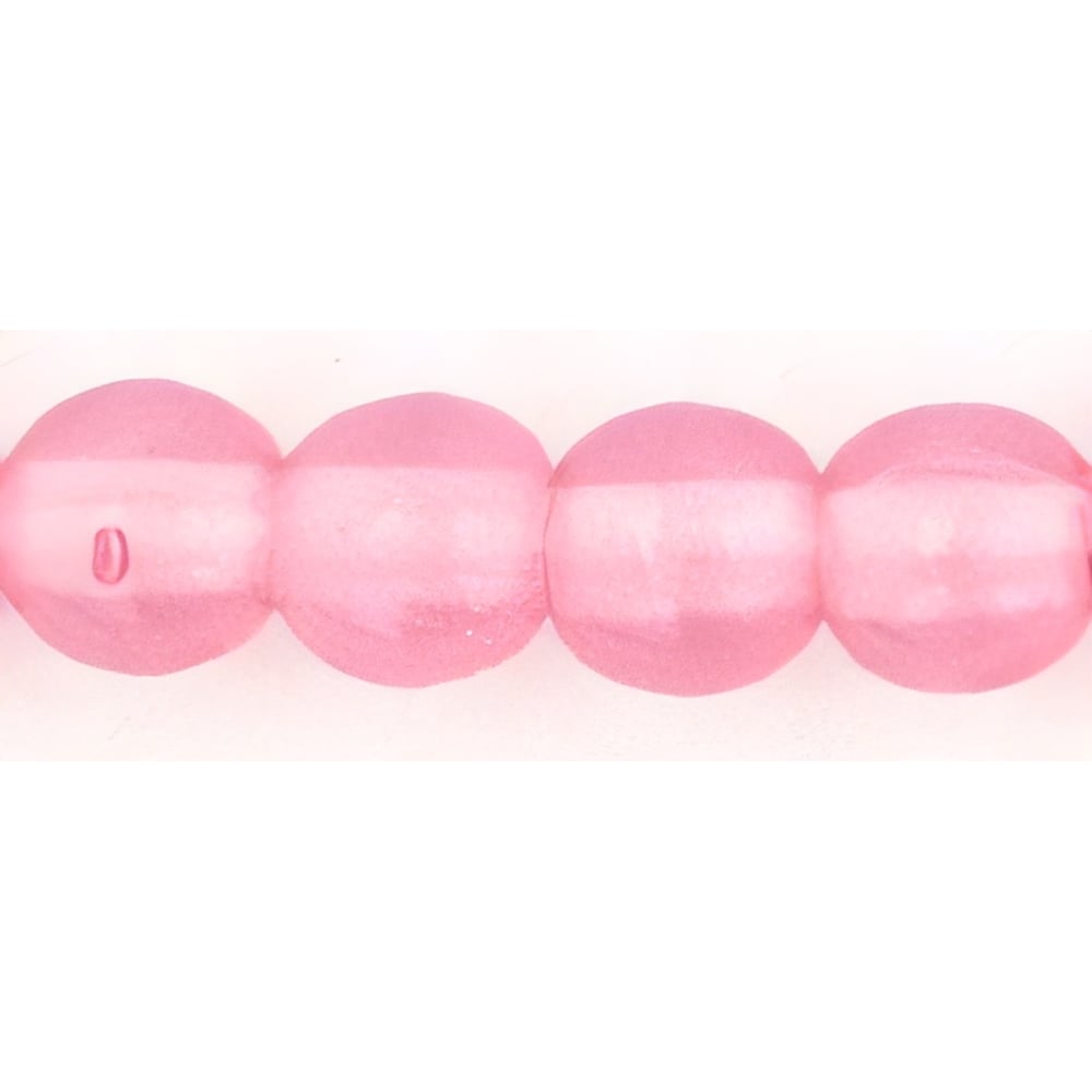 Czech Round Beads 3mm Milky Pink