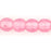 Czech Round Beads 3mm Milky Pink