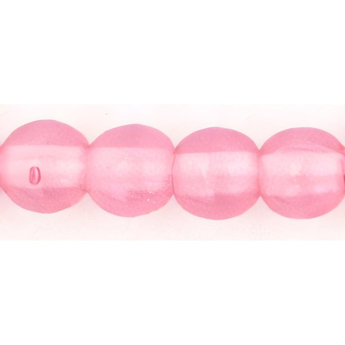 Czech Round Beads 3mm Milky Pink