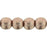 Czech Round Beads 3mm ColorTrends: Saturated Metallic Pale Dogwood