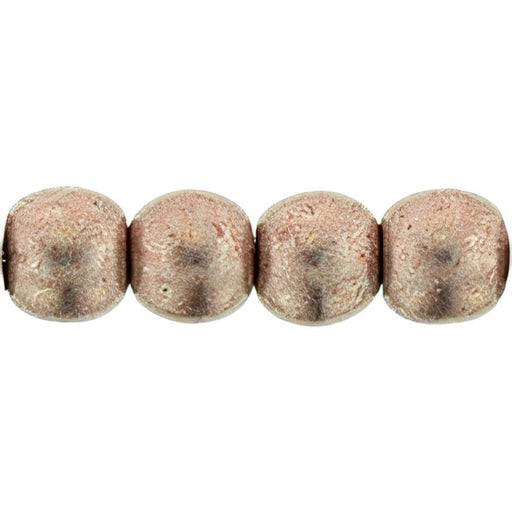 Czech Round Beads 3mm ColorTrends: Saturated Metallic Pale Dogwood