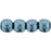 Czech Round Beads 3mm ColorTrends: Saturated Metallic Niagara