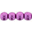 Czech Round Beads 3mm ColorTrends: Saturated Metallic Pink Yarrow