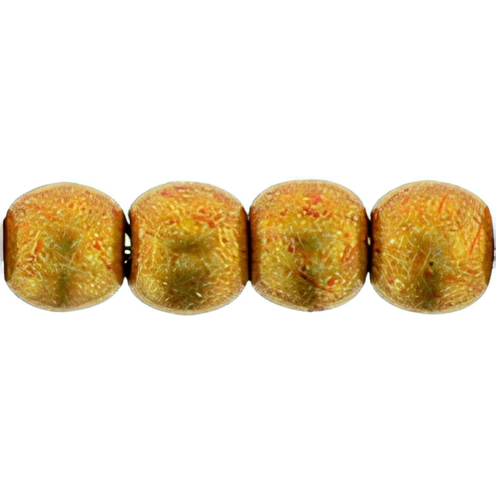 Czech Round Beads 3mm ColorTrends: Saturated Metallic Flame