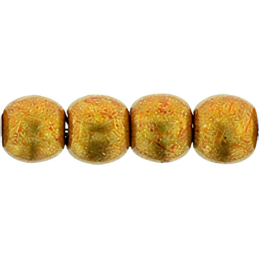 Czech Round Beads 3mm ColorTrends: Saturated Metallic Flame