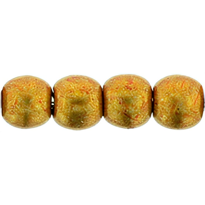 Czech Round Beads 3mm ColorTrends: Saturated Metallic Flame