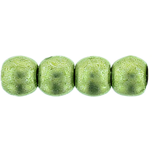 Czech Round Beads 3mm ColorTrends: Saturated Metallic Greenery