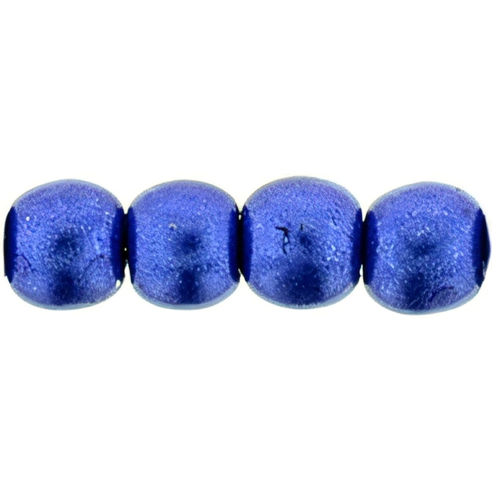 Czech Round Beads 3mm ColorTrends: Saturated Metallic Lapis Blue