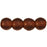 Czech Round Beads 3mm Brown Garnet