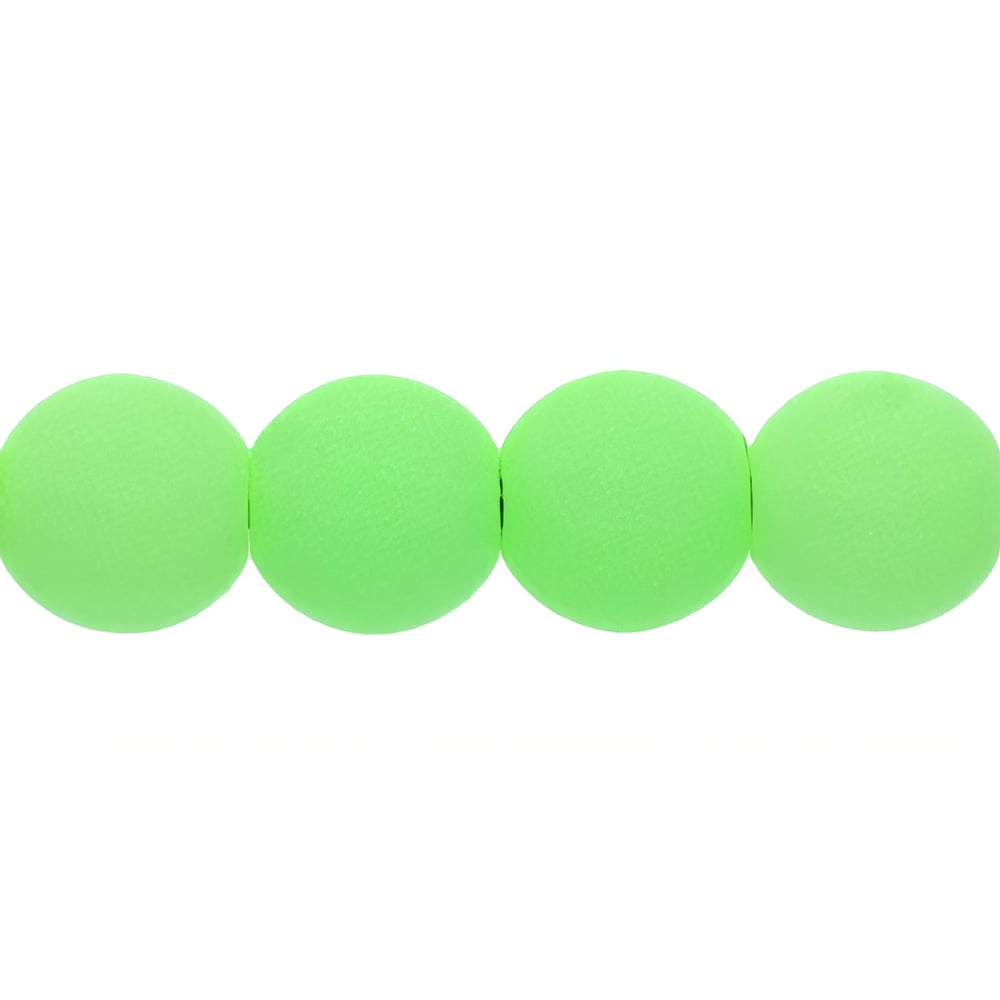 Czech Round Beads 3mm Bondeli Lime (100pcs)