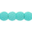 Czech Round Beads 3mm Bondeli Turquoise (100pcs)